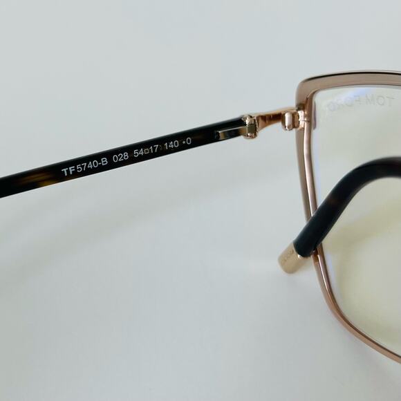 Tom Ford Eyeglasses TF5740-B 028 54/17/140 Women Blue light control - Picture 7 of 13